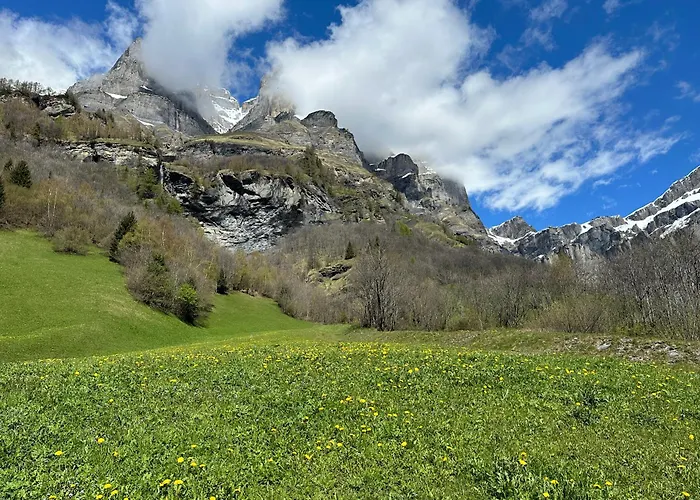 Magnifique Avec Terrasse Spacieuse Et Jardin Loeche-les-bains 洛伊克巴德